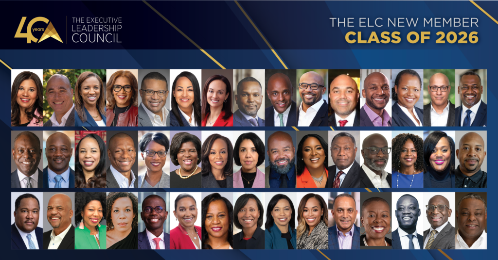 The Executive Leadership Council Proudly Welcomes the 2026 New Member ...