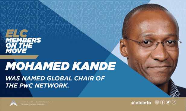 ELC Member, Mohamed Kande Selected as the Next Chair of PwC Network ...